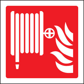 Fire Hose Symbol Sign