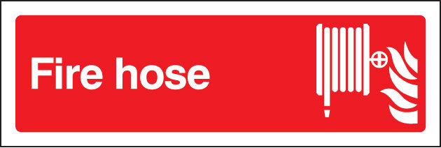 Fire Hose Sign