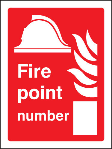 Fire Point Number Sign