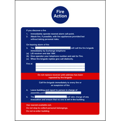 Fire Action Signs