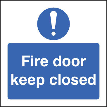 Fire Door Keep Closed Sign