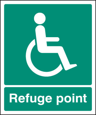 Refuge Point Sign - Fire Safety Sign