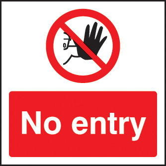 No Entry Sign
