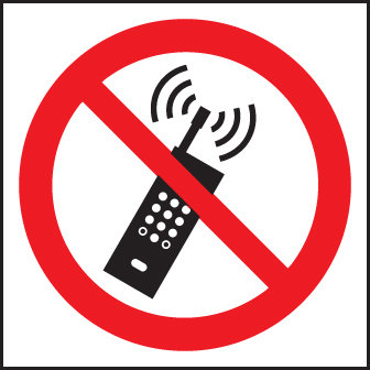 No mobile phones symbol sign
