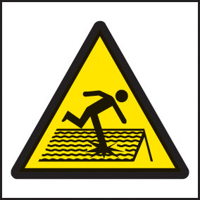 Fragile Roof Symbol Sign