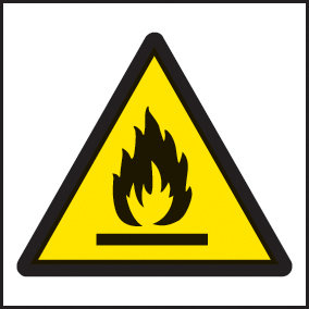 Flammable Symbol Sign