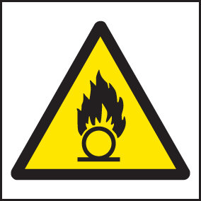 Oxidising Agent Symbol Sign