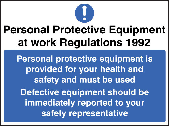 PPE Provided Sign