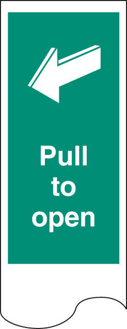 Door Plate - Pull To Open