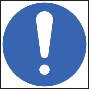 Exclamation Mandatory Sign