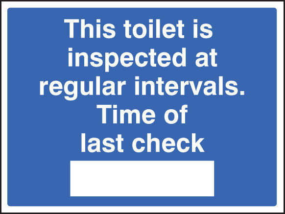 This Toilet Is Inspected Sign