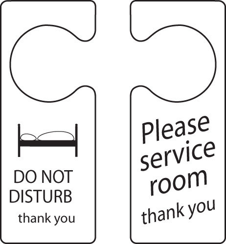 Do Not Disturb - Door Hanger Sign