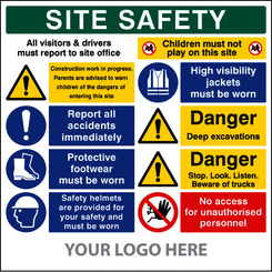 UK's�Fastest Delivery of Construction Safety Signs Message Boards