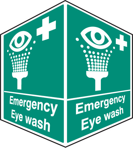 Emergency Eye Wash - Projecting Sign