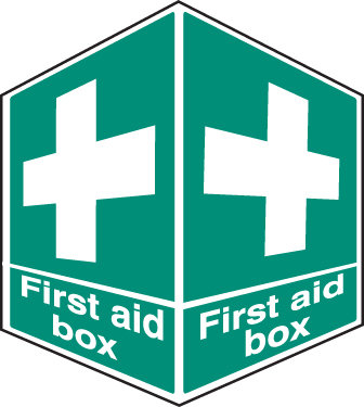 First Aid Box - Projecting Sign