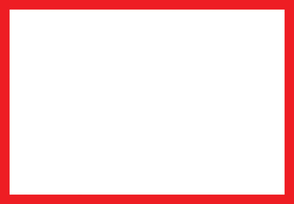 Blank Adapt-A-Sign - Red Border 215x310mm