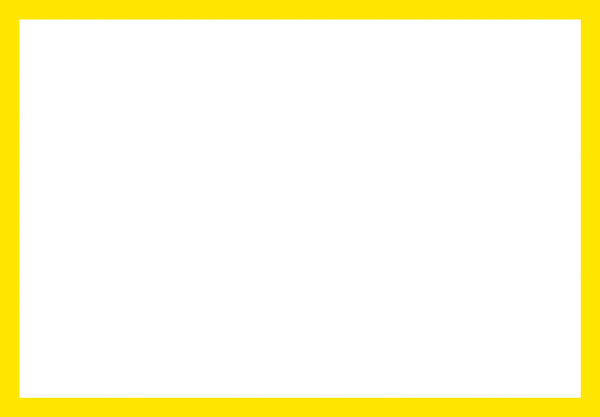 Blank Adapt-A-Sign - Yellow Border 215x310mm