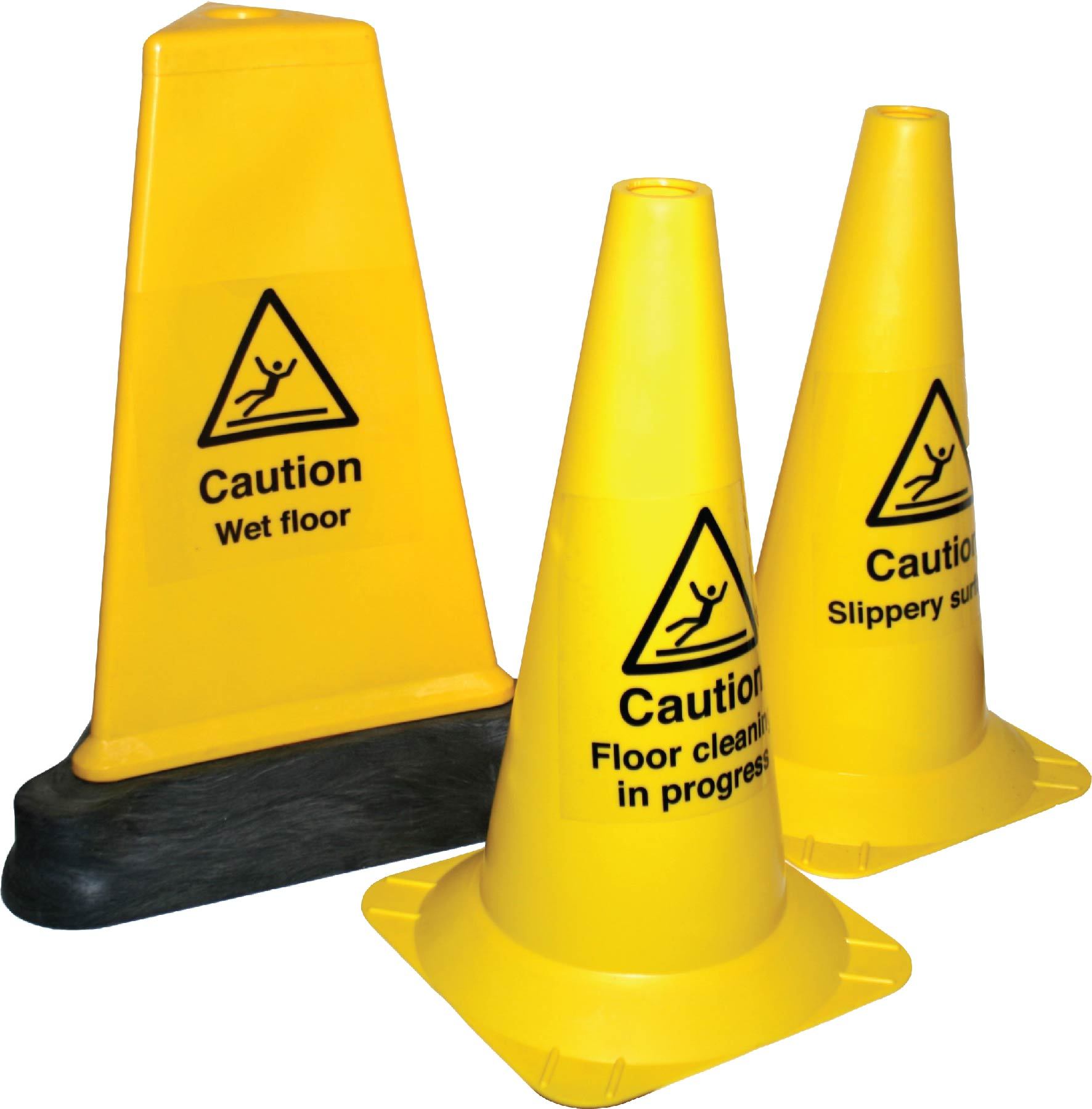 Your Message Hazard Cone Triangular 500mm Sign