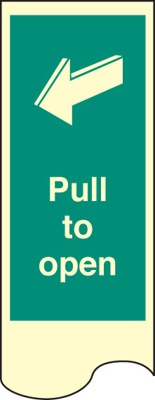 Door Plate - Pull To Open Photo Rp