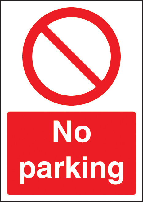 No Parking - A4 Rp Sign