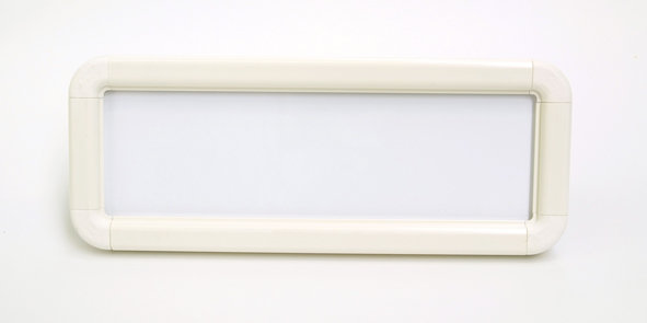 Suspended Frame 600x200mm White C/W Kit