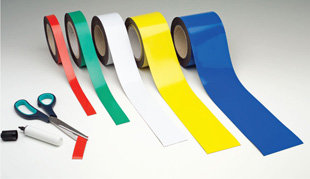 Magnetic Easy-Wipe Strip 20mmx10m White