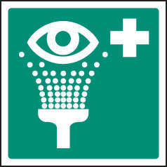 Emergency Eyewash Symbol Sign