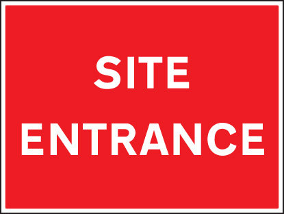 Site Entrance Sign