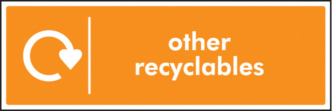 WRAP Recycling Sign - Other Recyclables