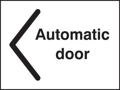 Automatic Door < Sign