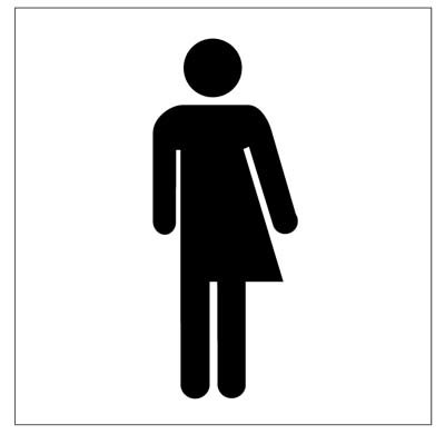 All Gender Toilet Symbol Sign