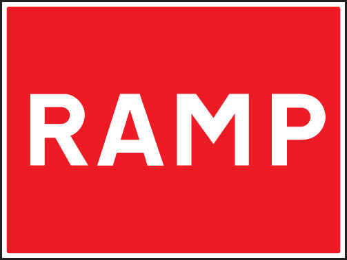Ramp Sign