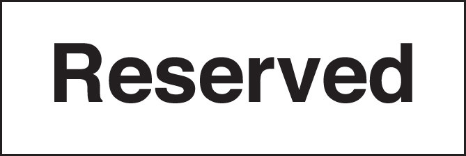 Reserved Sign