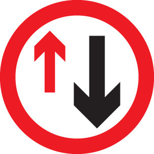 Vehicle Priority Sign